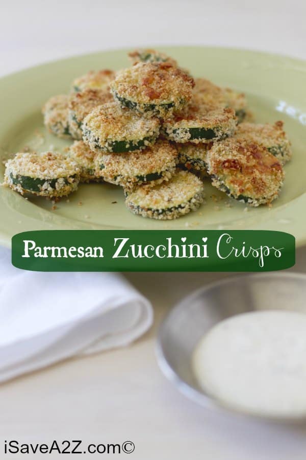 Easy Parmesan Zucchini Crisps