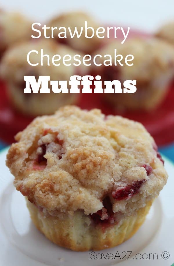 Strawberry Cheesecake Muffins