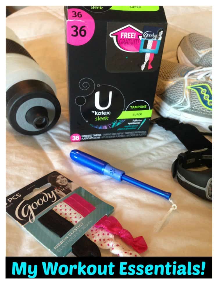 My Workout Essentials!  What’s In Your Gym Bag? #UbyKotex