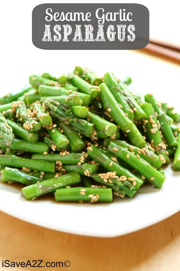 Sesame Garlic Asparagus