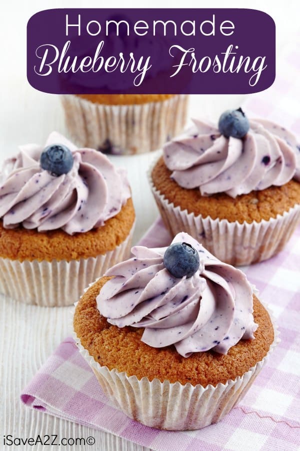 homemade blueberry frosting