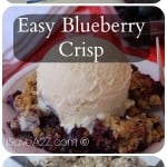 Easy Blueberry Crisp