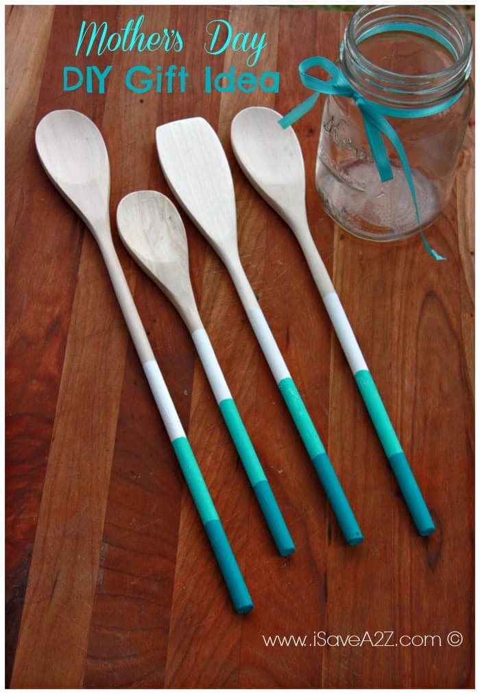 Painted Wooden Spoons Gift Idea