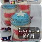Patriotic Cakes In A Jar Recipe