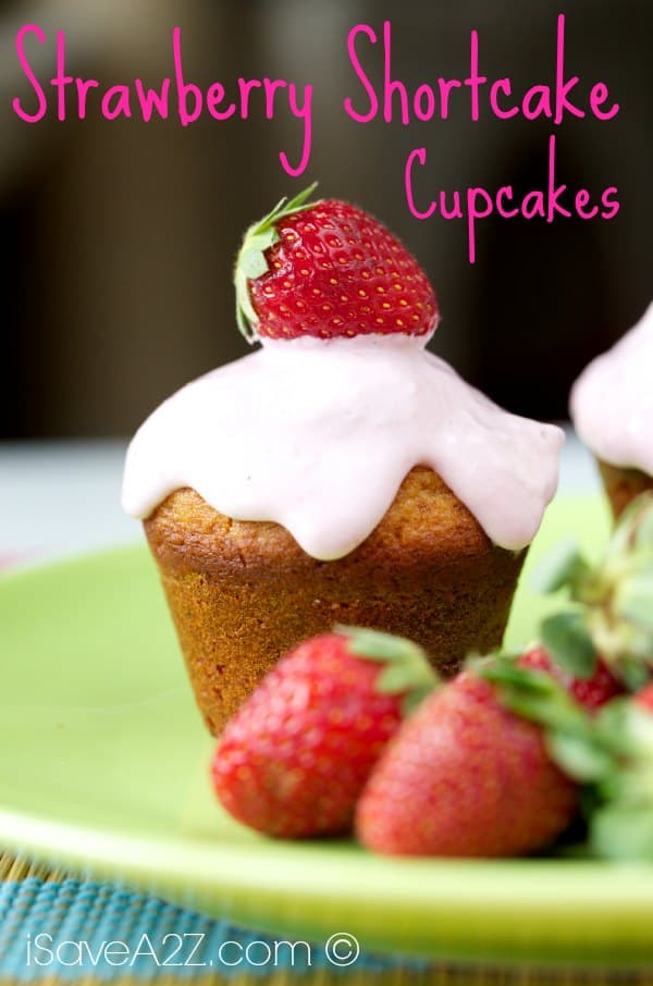 Strawberry Shortcake Cupcakes