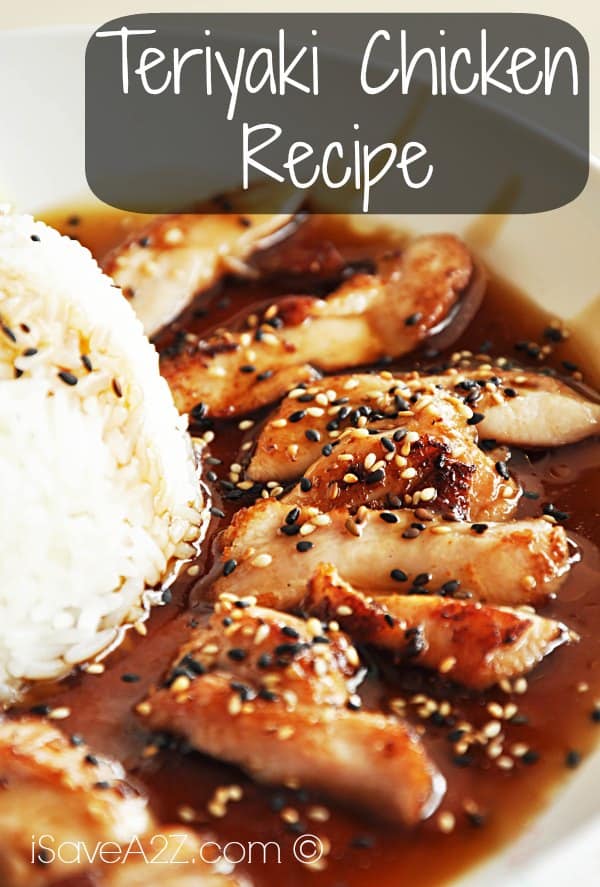 Teriyaki Chicken Recipe - iSaveA2Z.com