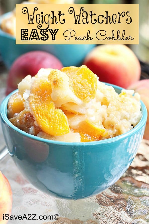 weight watchers easy peach cobbler