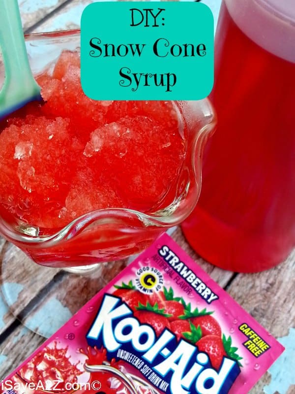 diy snow cone syrup