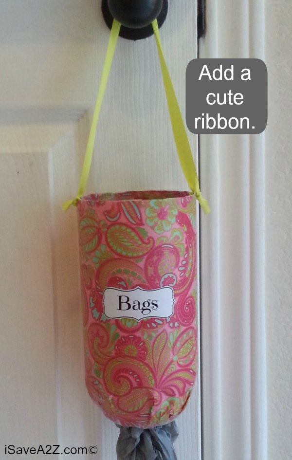 diy grocery bag holder