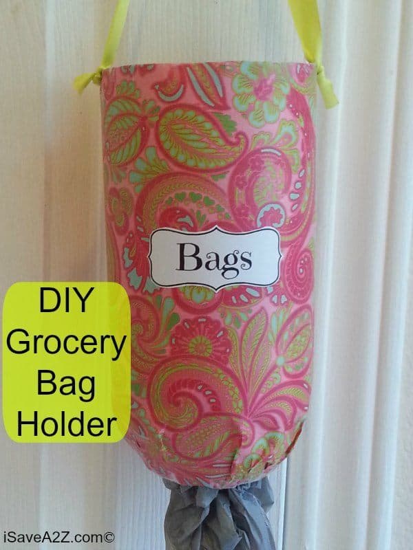 DIY Grocery Bag Holder