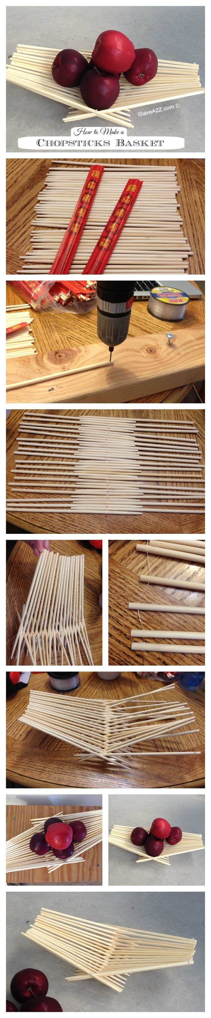 How to Make a Chopsticks Basket