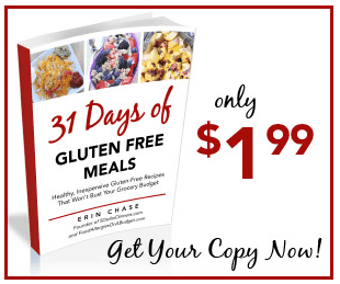 31 Days of Gluten Free Meal Ideas e-cookbook
