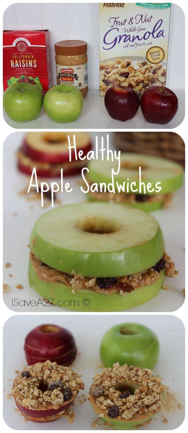 Healthy Apple Sandwiches