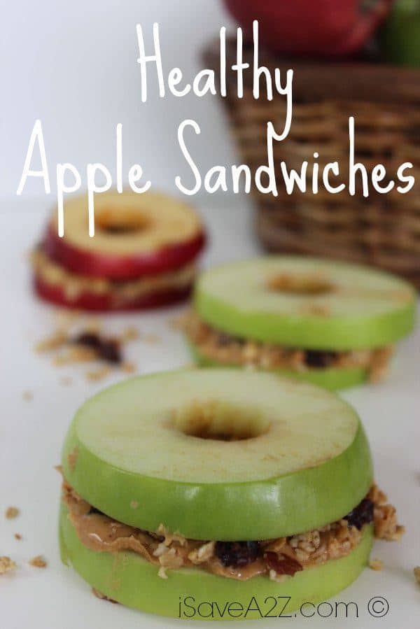 Healthy Apple Sandwiches