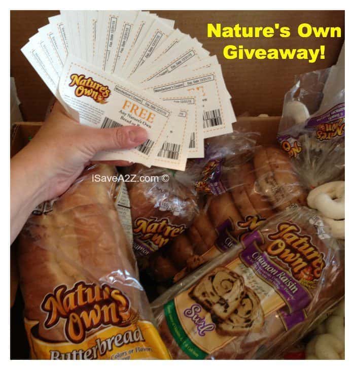 Natures Own Bread Coupon Giveaway 4 winners