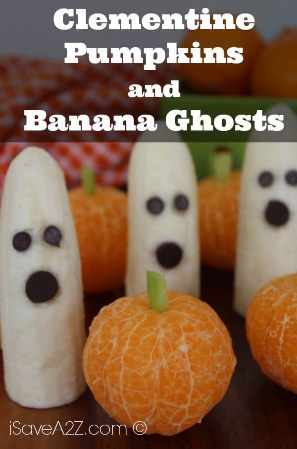Clementine Pumpkins and Banana Ghosts