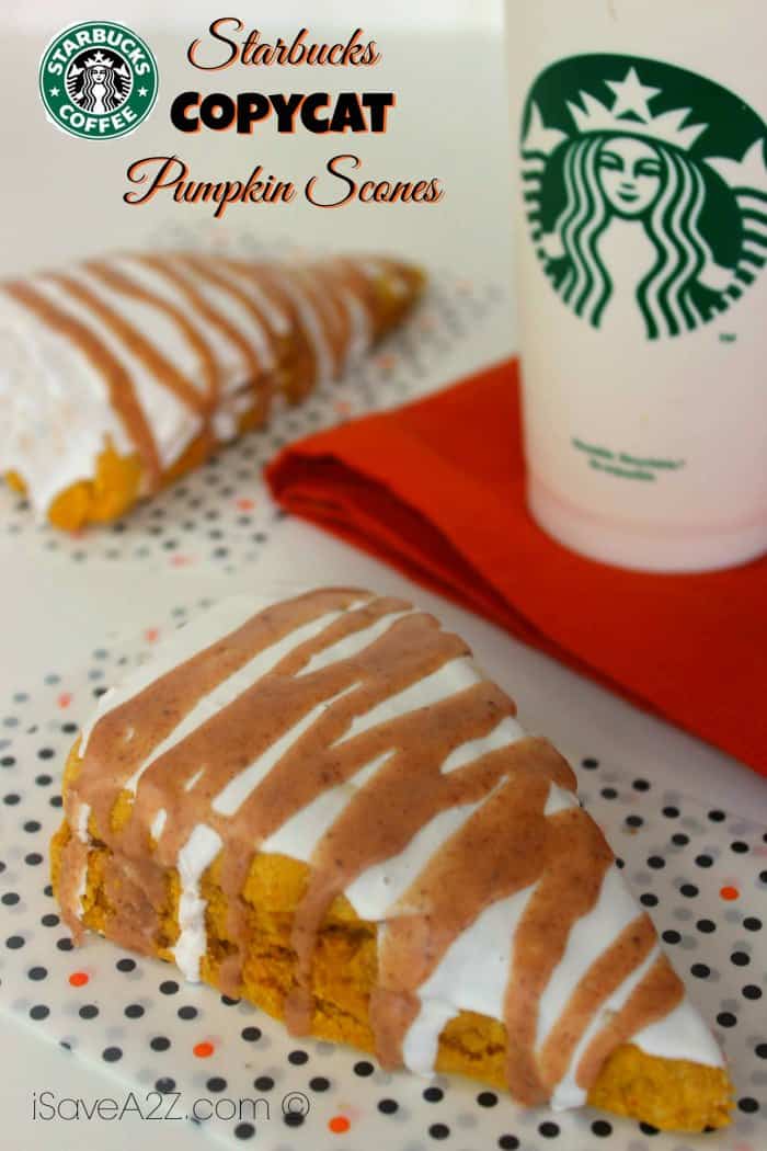 Starbucks Copycat Pumpkin Scones Recipe