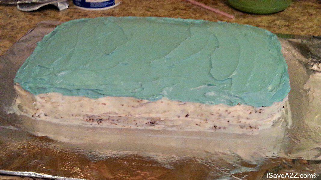 diy wipeout birthday cake