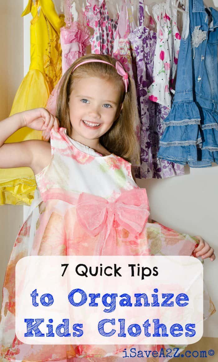 7 Quick Tips to Organize Kids Clothes