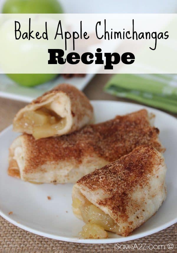 Baked Apple Chimichangas