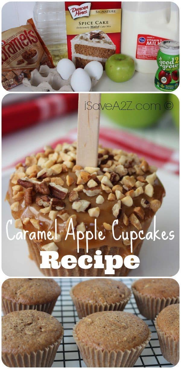 Caramel Apple Cupcakes