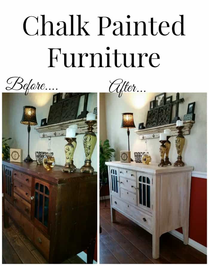 Chalk Painted Furniture using homemade chalk paint