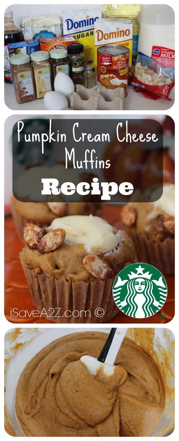 Copycat Pumpkin Cream Cheese Muffins