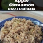 Crock Pot Apple Cinnamon Steel Cut Oats