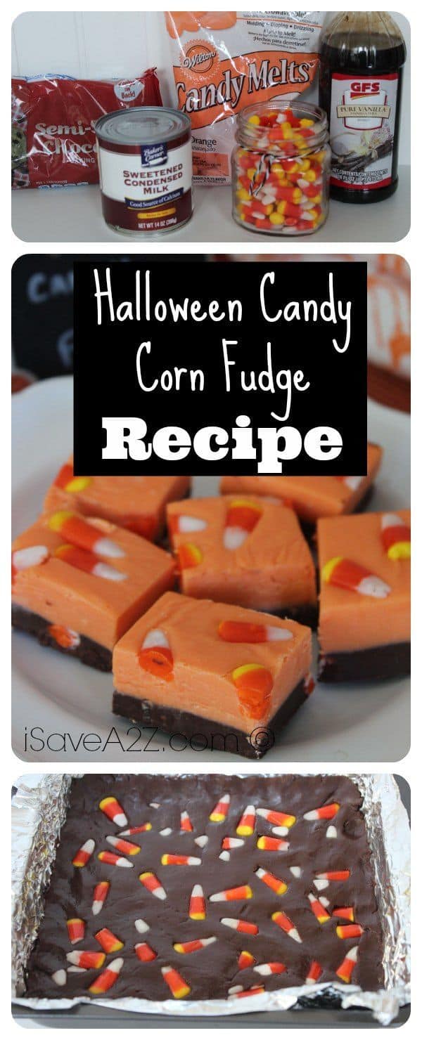 Halloween Candy Corn Fudge