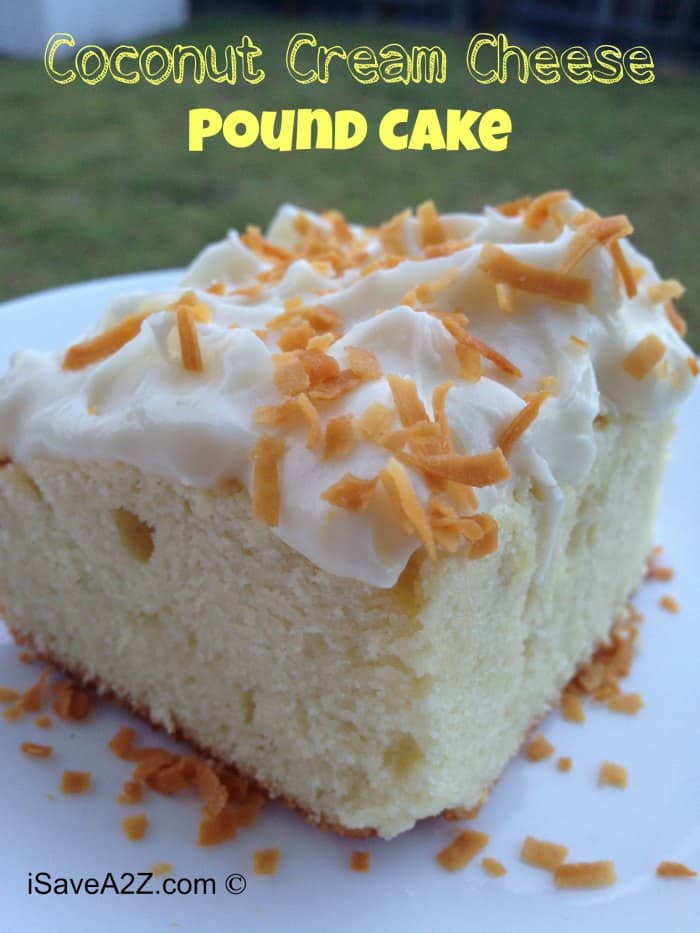 Coconut Cream Cheese Pound Cake Recipe