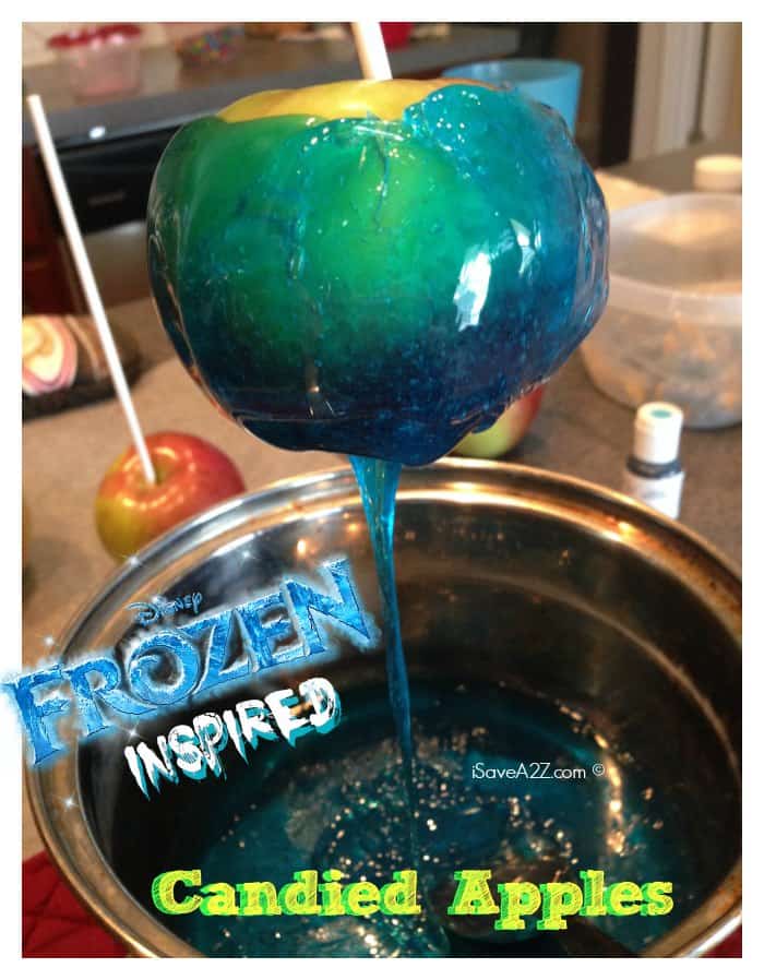 Jolly Rancher Candied Apples:  Disney’s Frozen Inspired Colors