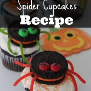 Oreo in the Middle Spider Cupcakes