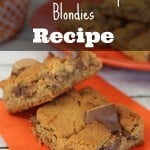 Peanut Butter Cup Blondies