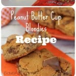 Peanut Butter Cup Blondies
