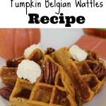 Pumpkin Belgian Waffles