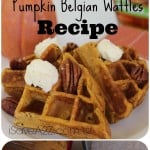 Pumpkin Belgian Waffles