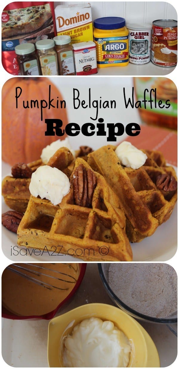 Pumpkin Belgian Waffles