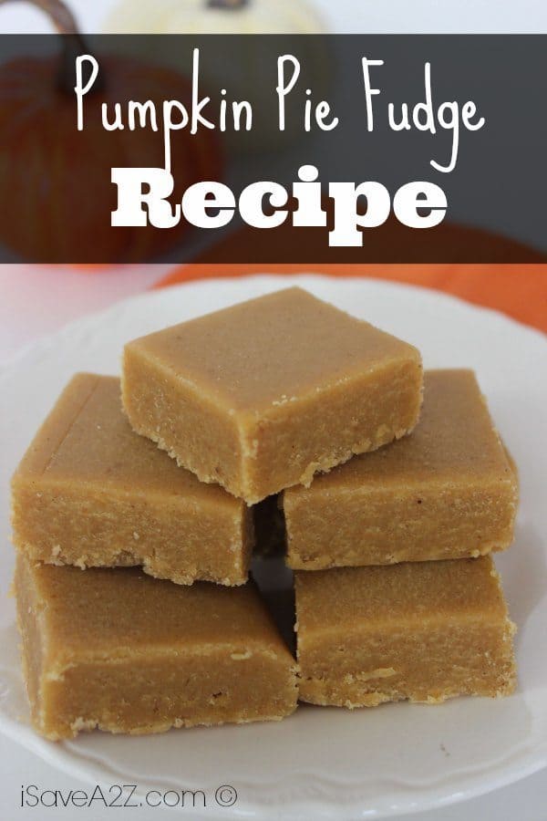 Pumpkin Pie Fudge