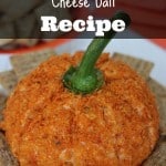 Pumpkin Shaped Cheese Ball