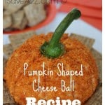 Pumpkin Shaped Cheese Ball