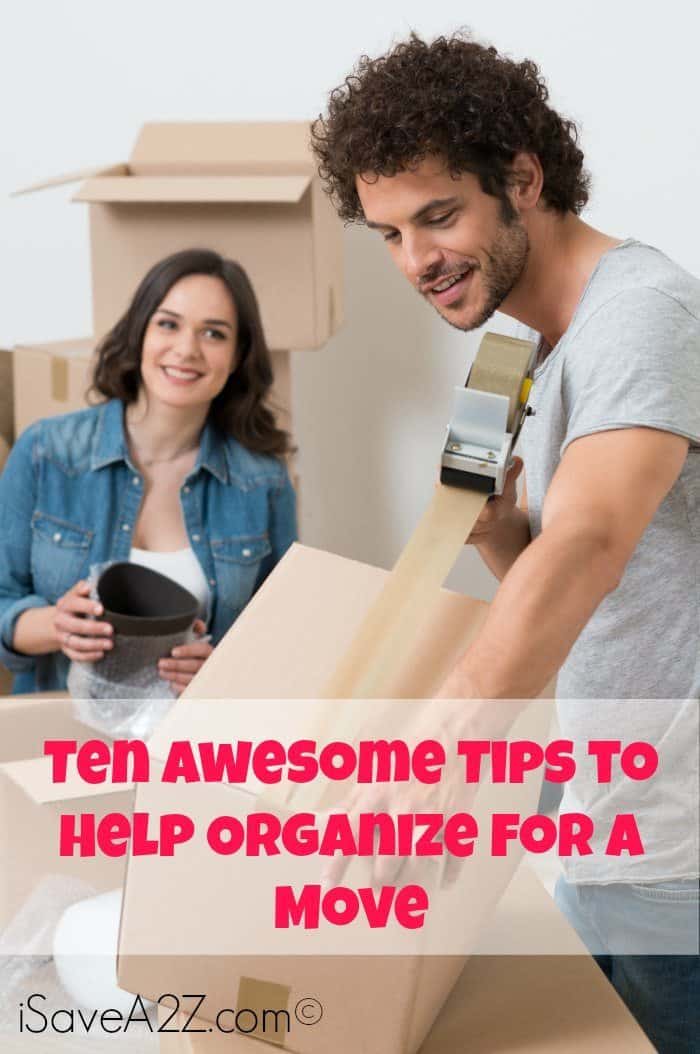 Ten Awesome Tips to Help Organize for a Move