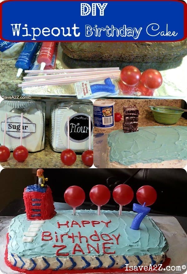 wipeout birthday cake 