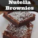 2 Ingredient Nutella Brownies