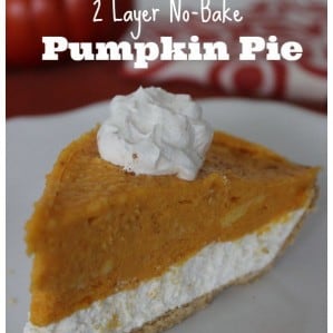 2 Layer No-Bake Pumpkin Pie