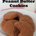 4 Ingredient Chocolate Peanut Butter Cookies