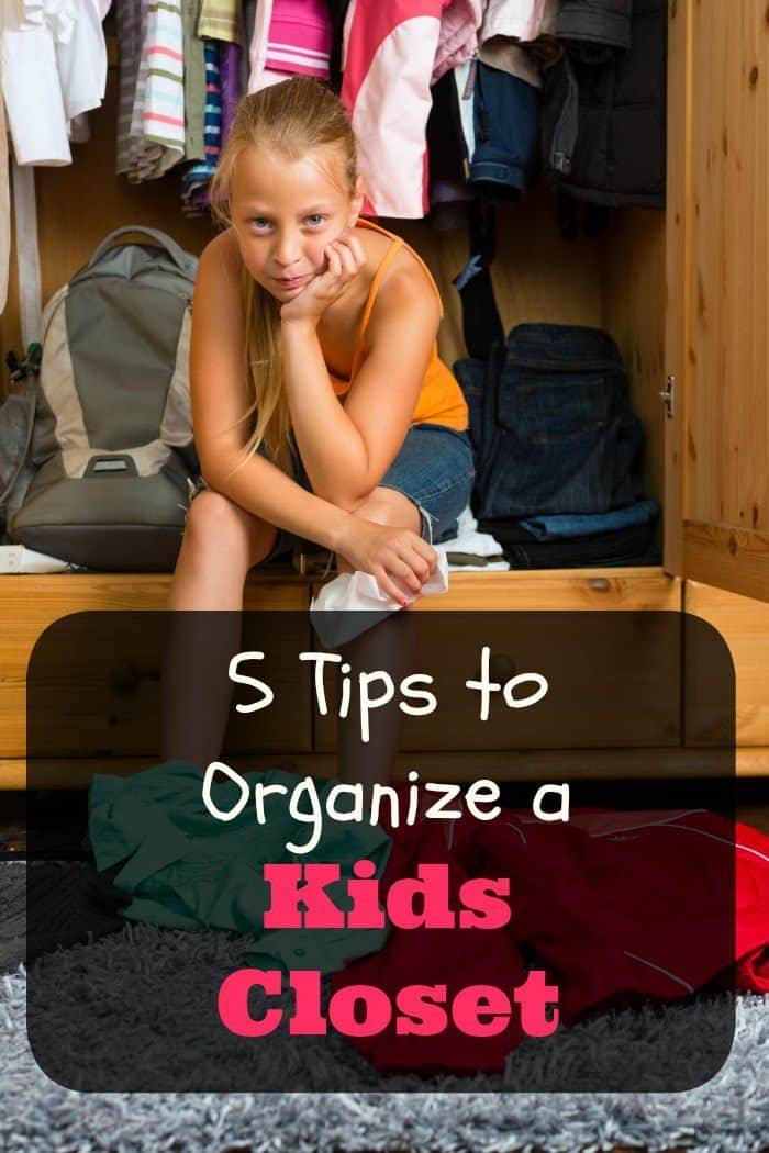 5 Tips to Organize a Kids Closet
