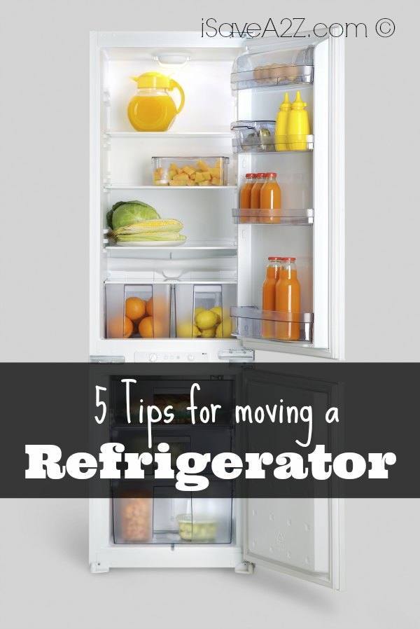 5 Tips for moving a Refrigerator