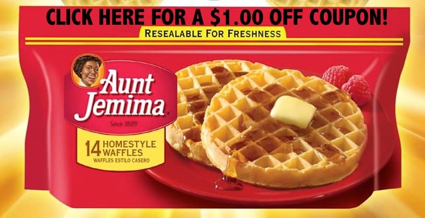 New Aunt Jemima Coupon  #4MoreWaffles #shop