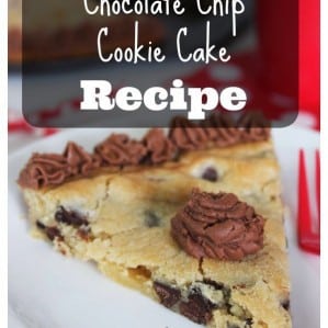Chocolate Chip Cookie Cake