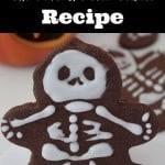 Chocolate Skeleton Cookies